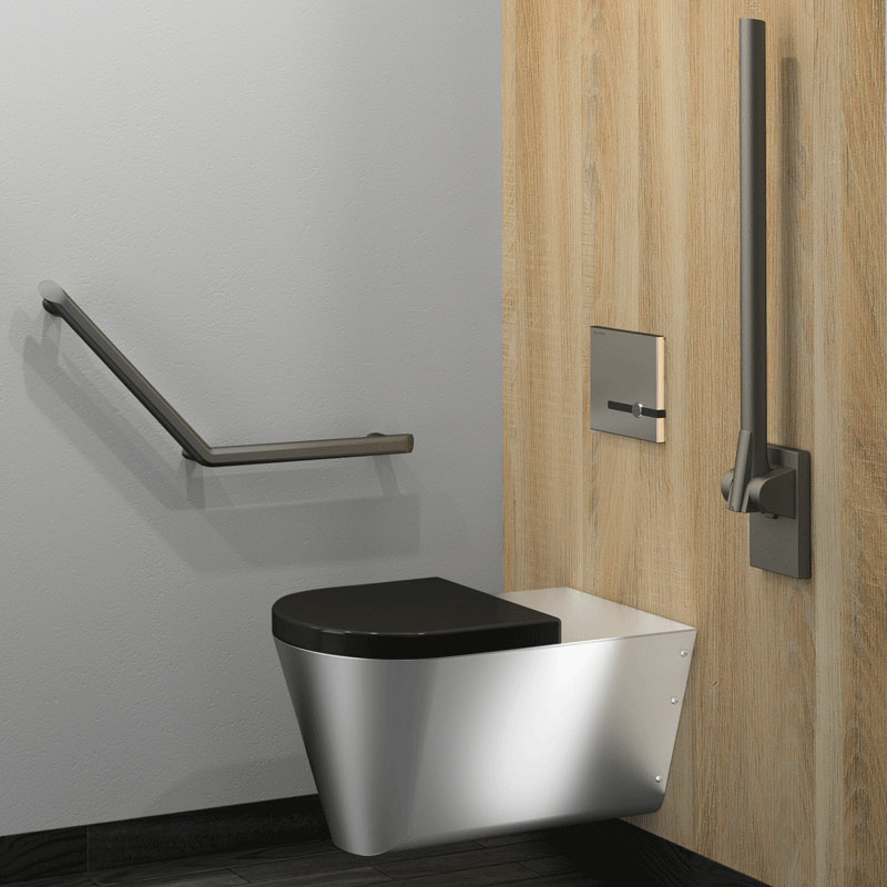 Delabie S21 S wall mounted WC set, electric frame set and lid