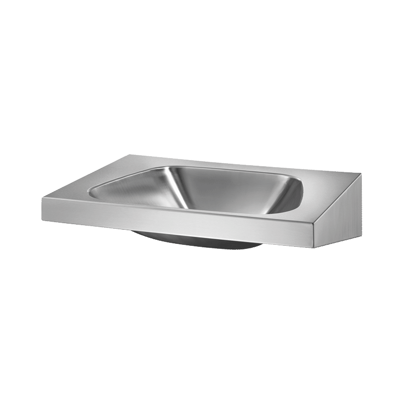 TRAPEZ basin no tap hole 304 satin st. steel w/o overflow (ex-3411270015)