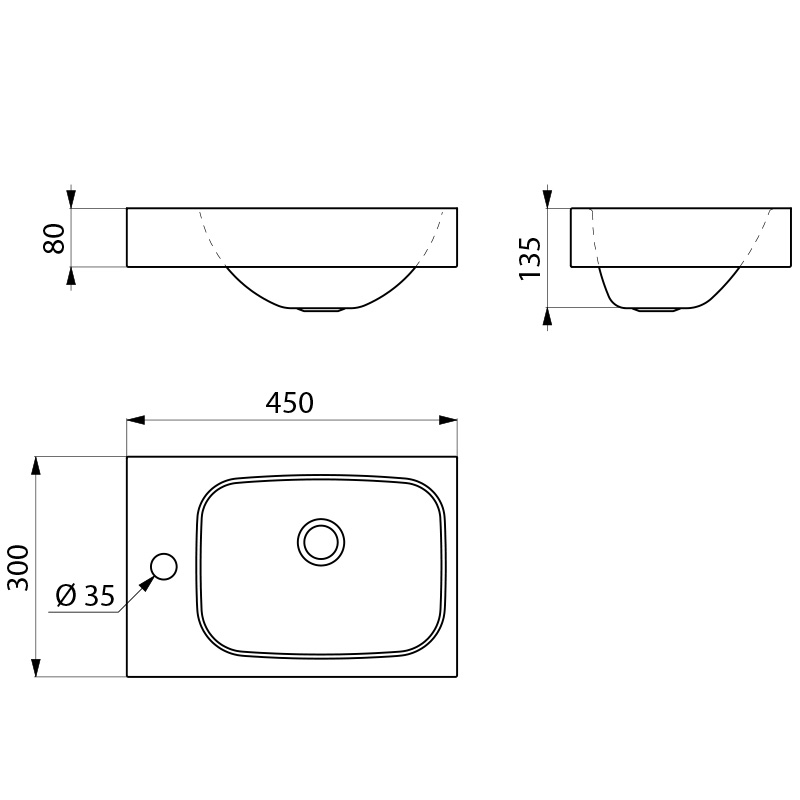 Delabie LAVANDO pesuallas seinäkiinnitys, 450x300 mm,  RST satiini