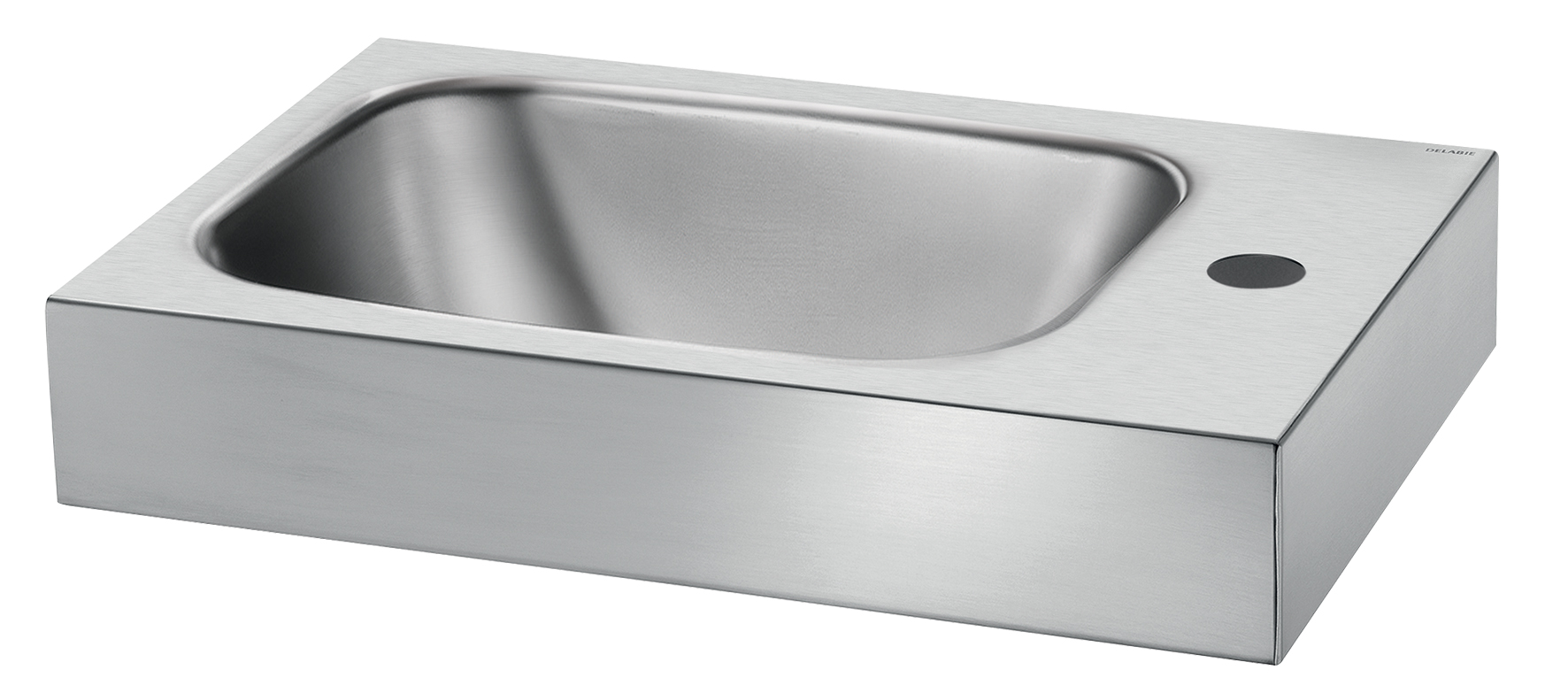 Delabie LAVANDO, wc hand washbasin  Ø35 mm, satin finish