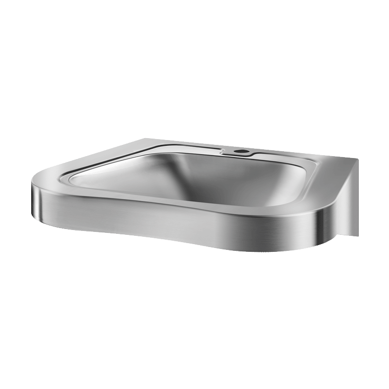 FRAJU PMR basin tap hole Ø35 no overflow 304 st steel satin