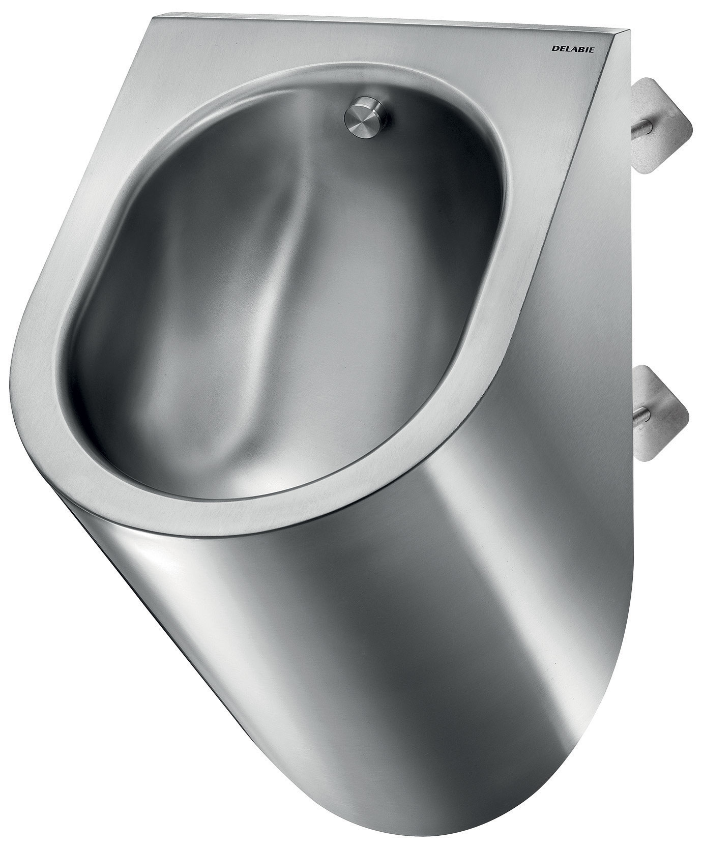 DELTA TC wall mtd urinal back inlet 304 st steel satin