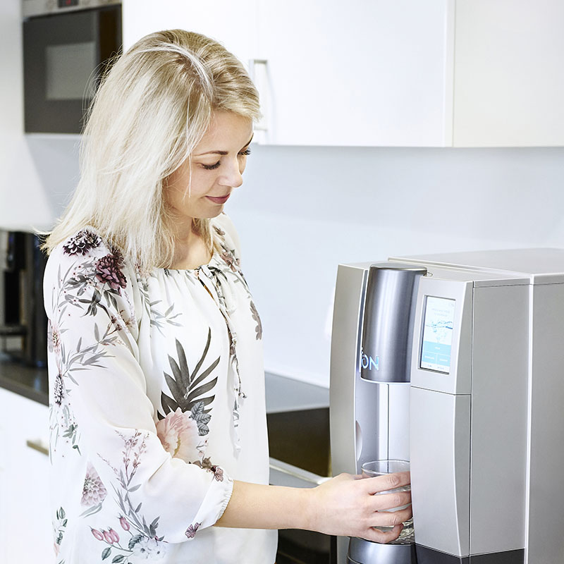 ION M watercooler cold, sparkling and ambient water