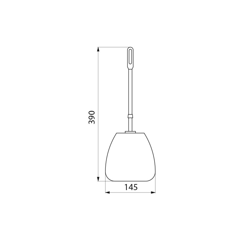 Delabie Hypereco WC brush set wall or floor mounted