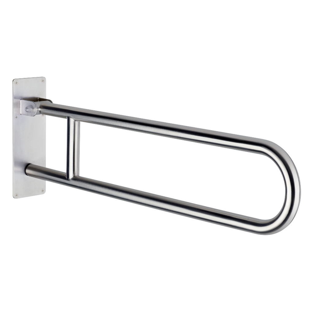 Basic drop-down rail Ø32 L850 stainless steel satin finish