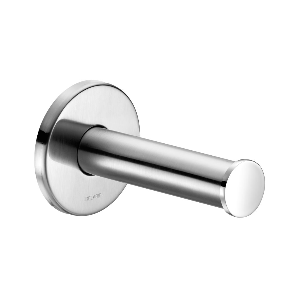 Delabie spare toilet roll holder polished satin stainless steel