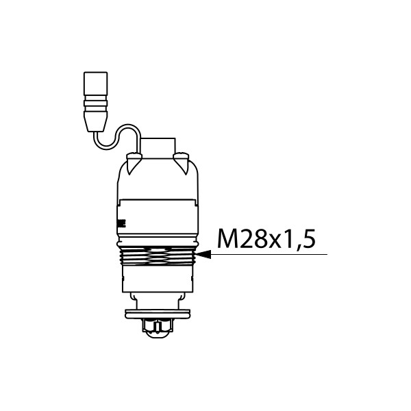 Delabie TEMPOMATIC 4 magnettiventtiili, 6V,