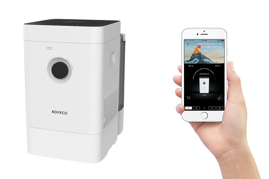 Boneco H400 HYBRIDI: ilmanpuhdistaja ja -kostutin, max. 60 m2, APP
