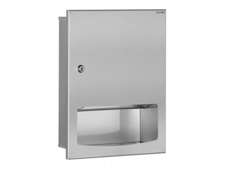 Delabie Recessed paper towel dispenser, 400-600pcs of paper towels