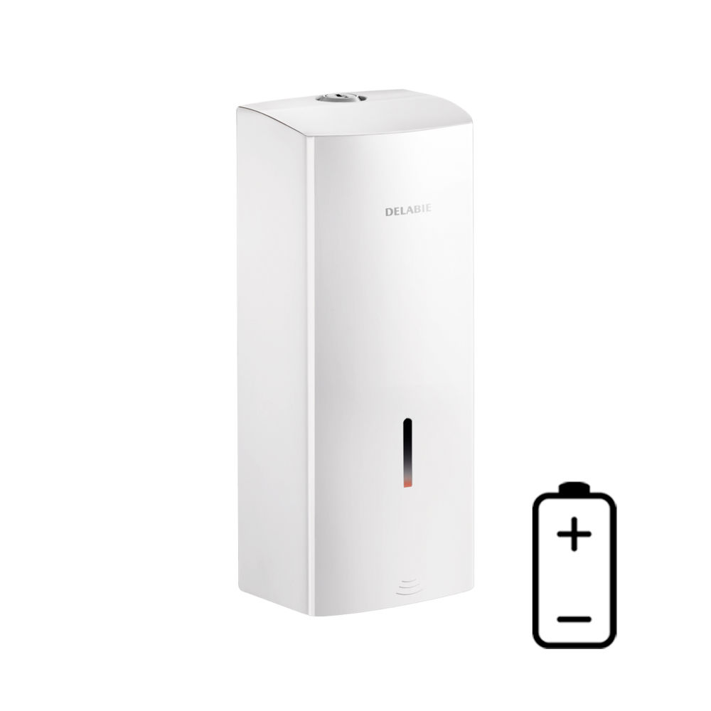 Electronic liquid soap dispenser 1 L white epoxy