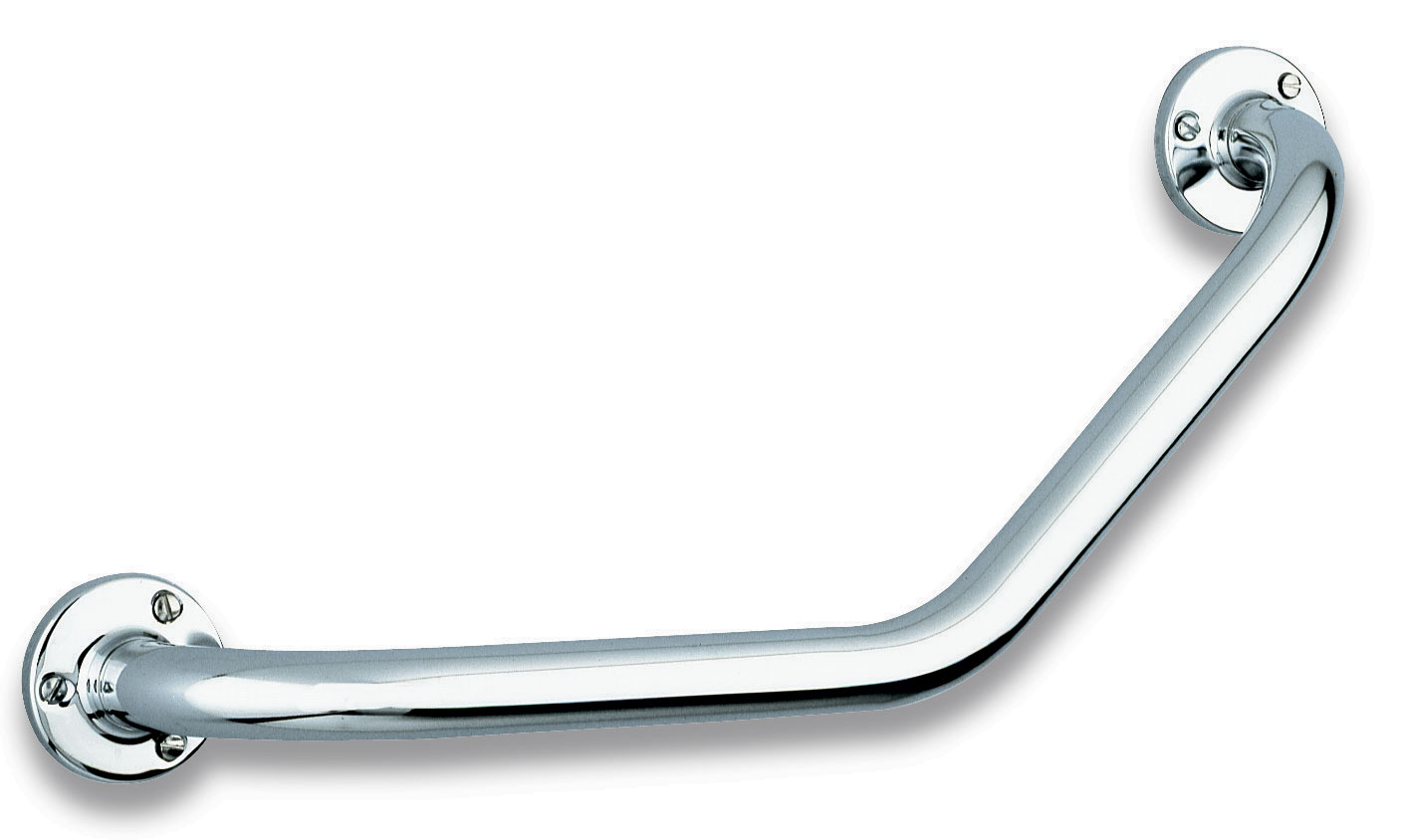 ECO grab rail 135° Ø25 220x220 polished stainless steel