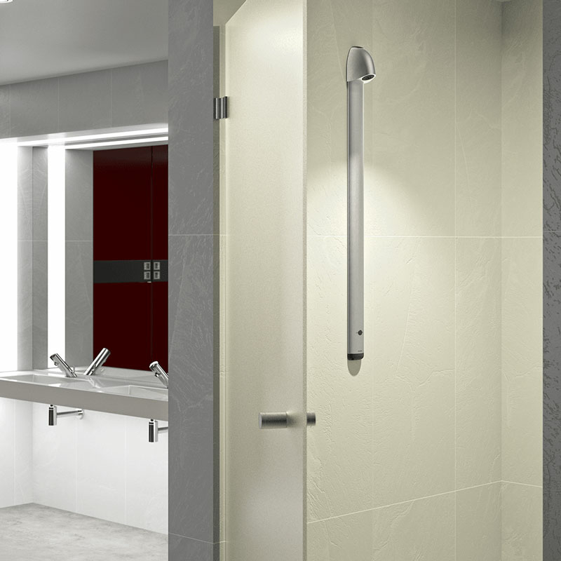 SPORTING anodised aluminium shower panel M1/2", 6V battery