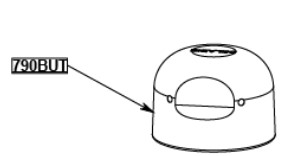 Delabie plastic cap for Tempomix showers, delivered after 09/2017